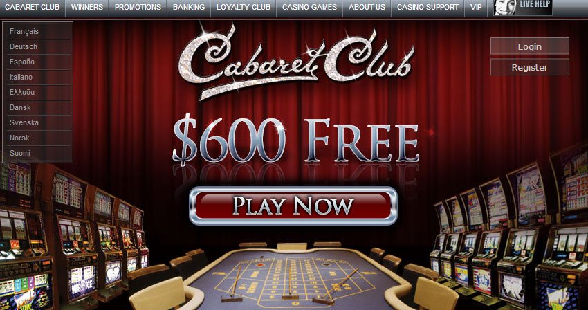 Cabaret Club Website